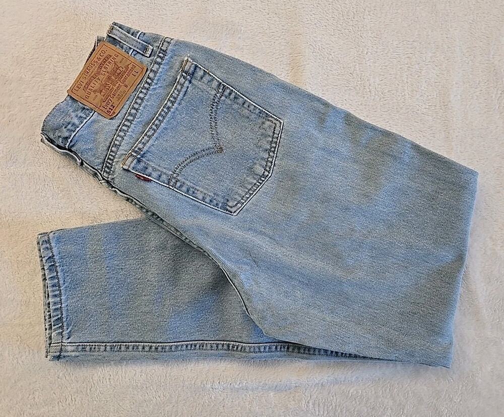 Levis 512 Vtg Y2K 2000 Slim Fit Tapered Leg Jeans Womans Sz 12 Long High Waist